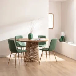 Klast Home Packs 4 Sillas>Ailan Verde oscuro