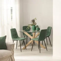 Klast Home Packs 4 Sillas>Ailan Verde oscuro