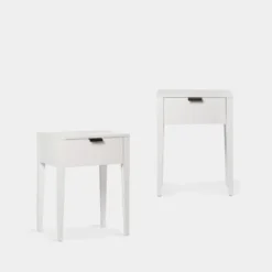 Klast Home Packs 2 Mesitas De Noche>Aima Blanco