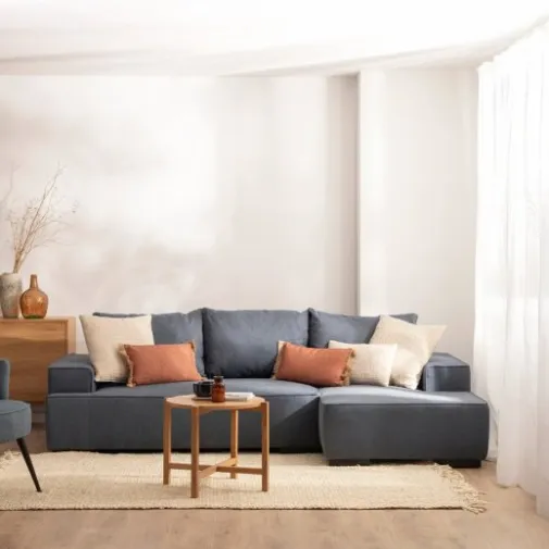 Klast Home Sofás Cama|Sofás Con Chaise Longue>Alan Azul