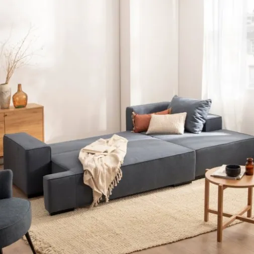 Klast Home Sofás Cama|Sofás Con Chaise Longue>Alan Azul