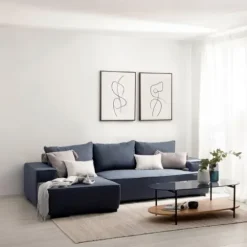 Klast Home Sofás Cama|Sofás Con Chaise Longue>Alan Azul