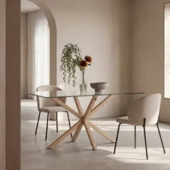 Klast Home Mesas De Comedor Y Cocina>Aras Cristal transparente