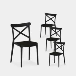 Klast Home Packs 4 Sillas>Birk Gris antracita