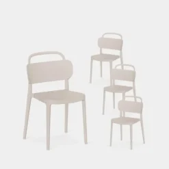 Klast Home Packs 4 Sillas>Edda Beige