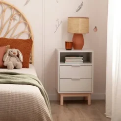 Klast Home Mesitas De Noche Infantiles>Elian Blanco roto