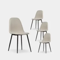 Klast Home Packs 4 Sillas>Ellis Beige