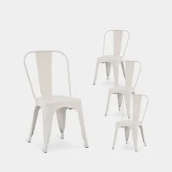 Klast Home Packs 4 Sillas>Hjorts Beige