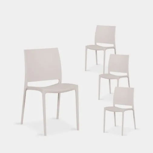 Klast Home Packs 4 Sillas>Keir Beige