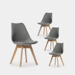 Klast Home Packs 4 Sillas>Kler Gris
