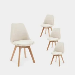 Klast Home Packs 4 Sillas>Kler Beige