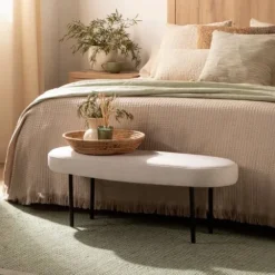 Klast Home Baúles Y Bancos Descalzadores|Ver Todo En Sillas>Mena Beige