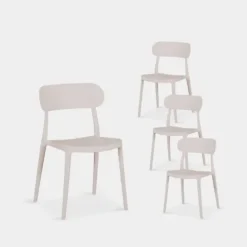 Klast Home Packs 4 Sillas>Moira Beige