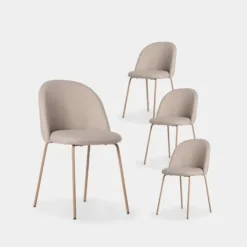 Klast Home Packs 4 Sillas>Olivia Beige