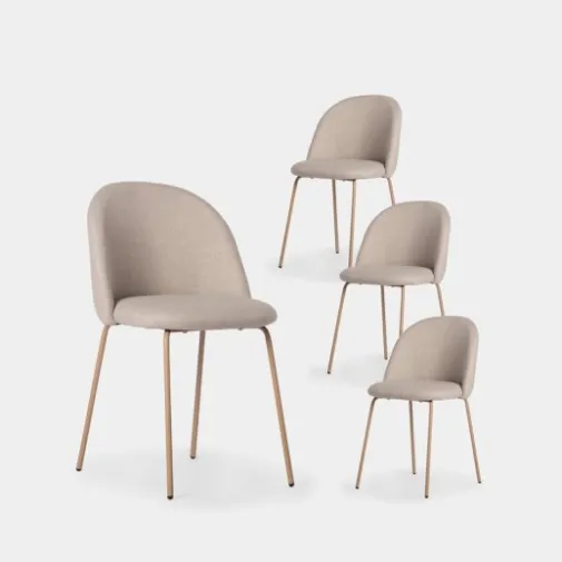 Klast Home Packs 4 Sillas>Olivia Beige