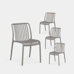 Klast Home Packs 4 Sillas>Ollie Gris antracita