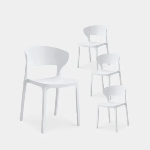 Klast Home Packs 4 Sillas>Serin Blanco