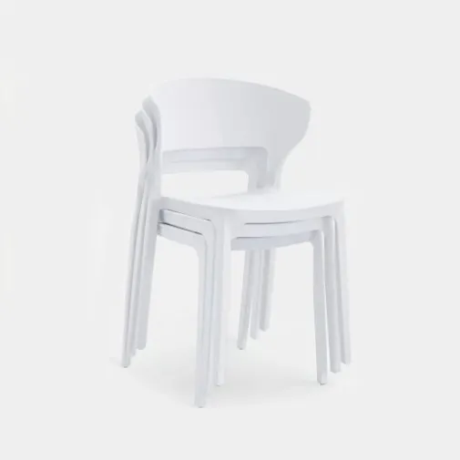 Klast Home Packs 4 Sillas>Serin Blanco