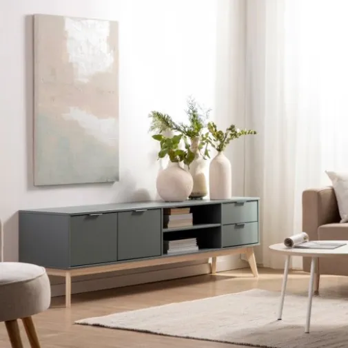 Klast Home Muebles Tv>Troy Verde antracita