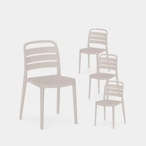 Klast Home Packs 4 Sillas>Zira Beige